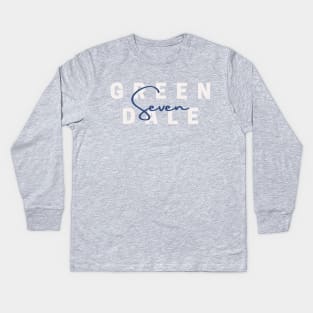 Greendale Seven Kids Long Sleeve T-Shirt